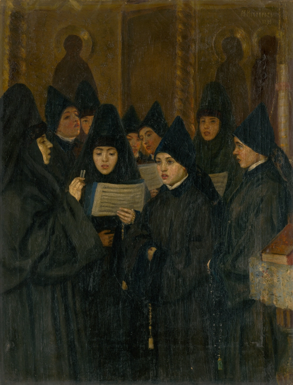 Choir performing on stage